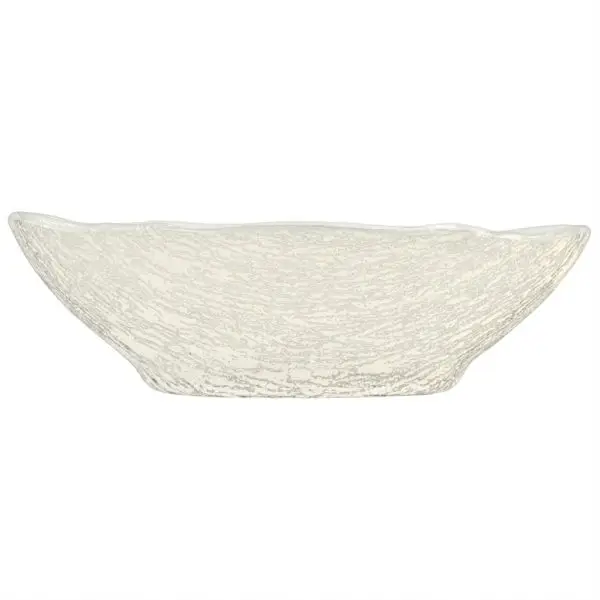 Boat Shaped Serving Dish - Serving Bowls | MyGlassStudio - Side View