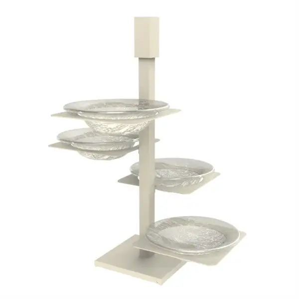 Appetizer Serving Set - Serving Dishes | MyGlassStudio - 3/4 View