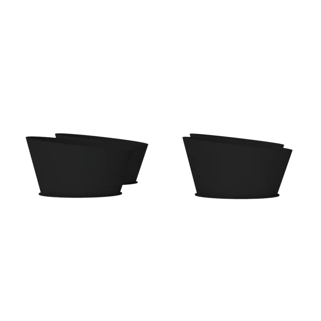 Buffet Display Risers - Buffet Stands | MyGlassStudio - Side View
