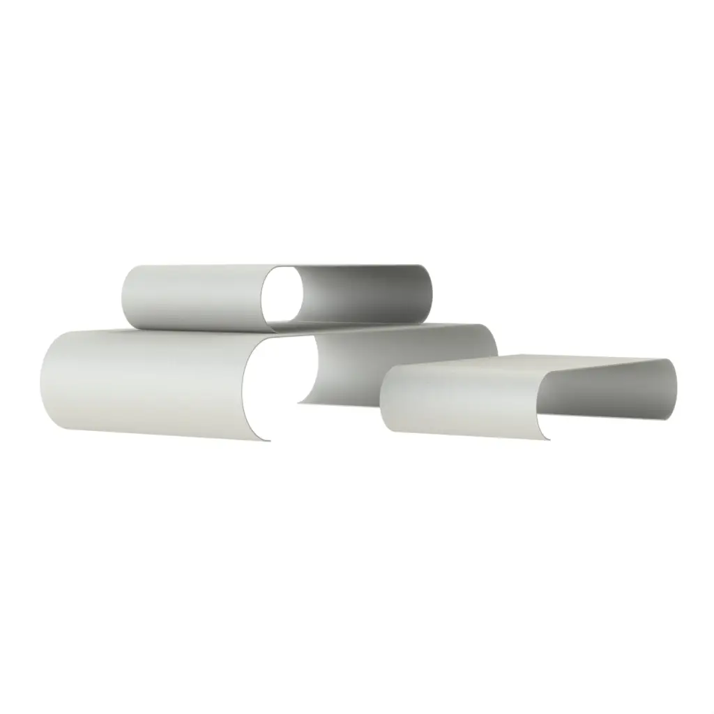 Buffet Risers - Buffet Stands | MyGlassStudio - Side View