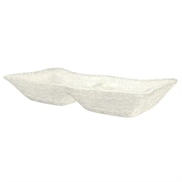 Double Nut Bowl - Snacks Serveware | MyGlassStudio - 3/4 View