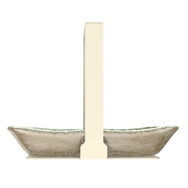 Double Nut Bowl - Snacks Serveware | MyGlassStudio - Side View