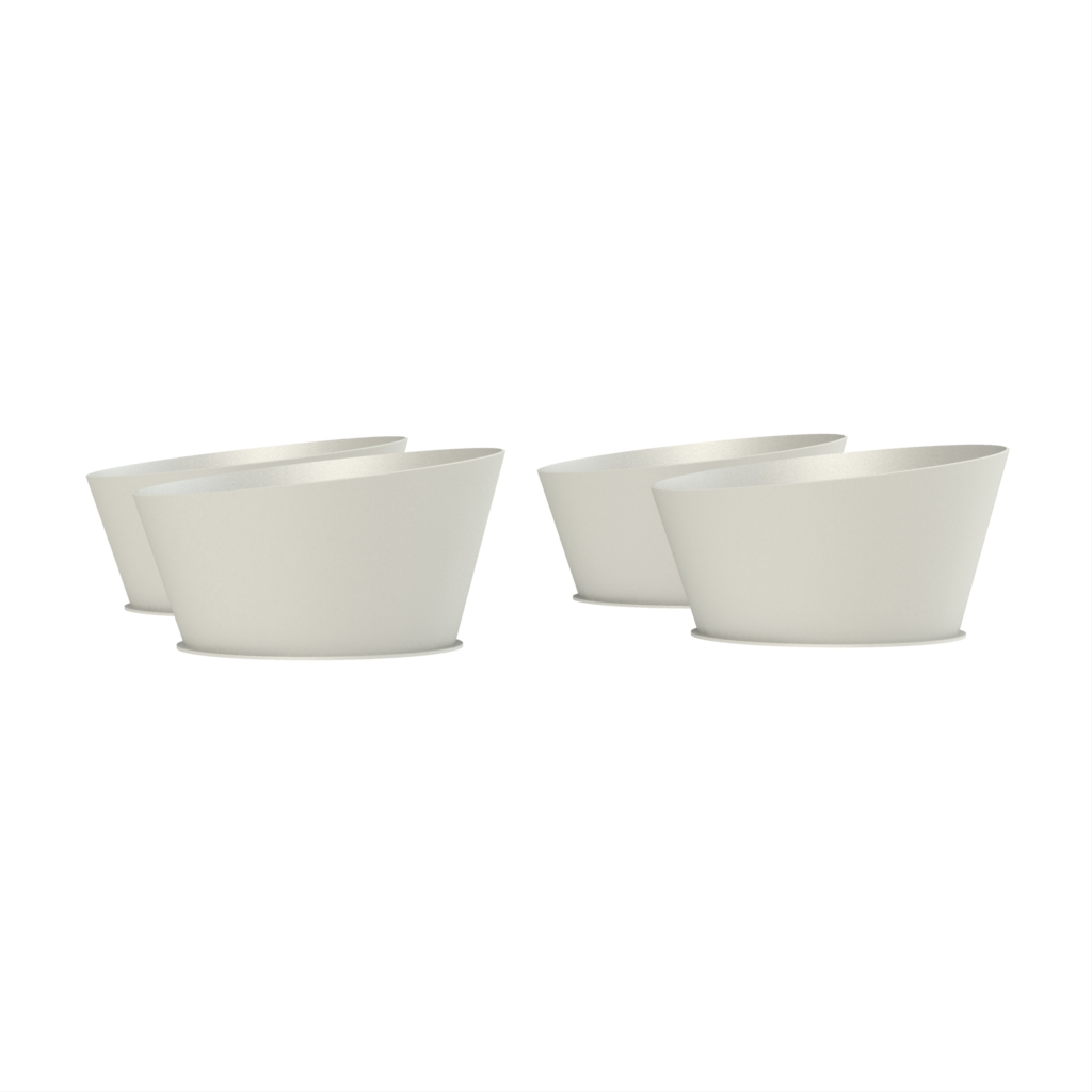 Food Display Risers - Buffet Risers Stands | MyGlassStudio - Side View