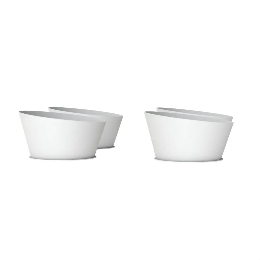Food Display Risers - Buffet Risers Stands | MyGlassStudio - Side View