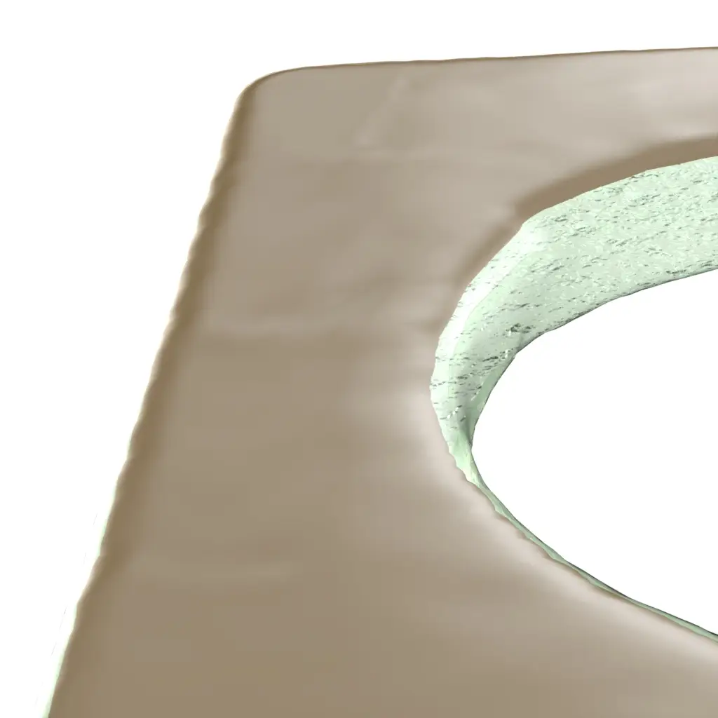 Glass Napkin Rings - Dining Table Setting | MyGlassStudio - Detail View