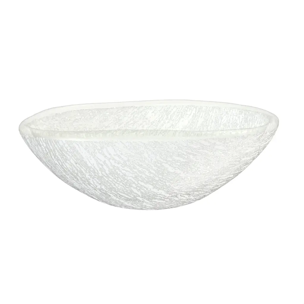 Glass Serving Bowls - Buffet Serveware | MyGlassStudio - Side View
