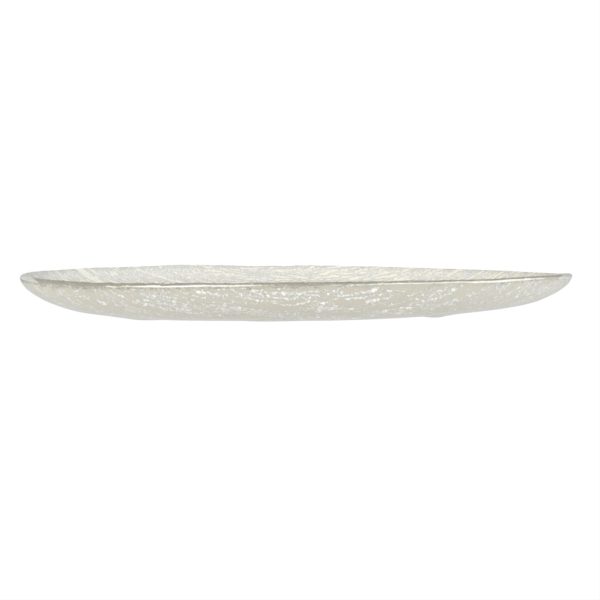 Glass Serving Platter - Buffet Serveware | MyGlassStudio - Side View