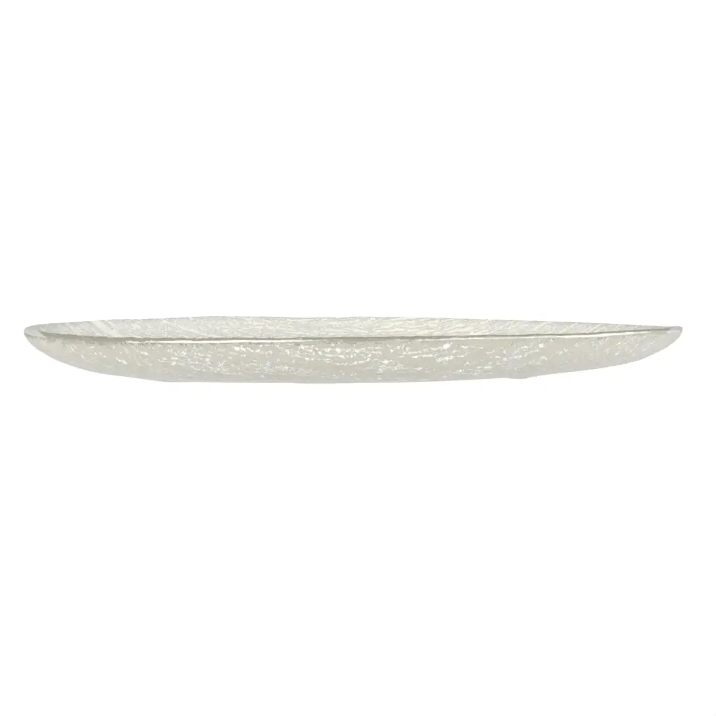 Glass Serving Platter - Buffet Serveware | MyGlassStudio - Side View