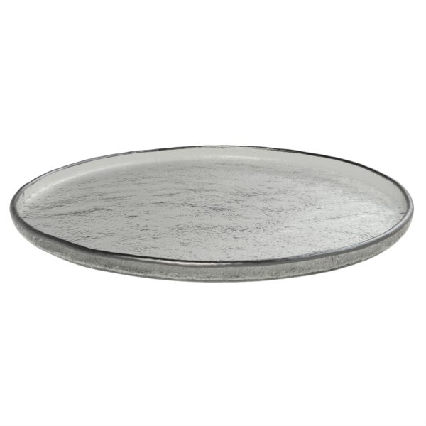 Glass Serving Platter - Buffet Serveware | MyGlassStudio - 3/4 View