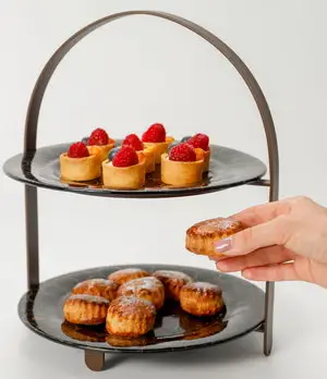 2 Tier Cake Stand - Image 5