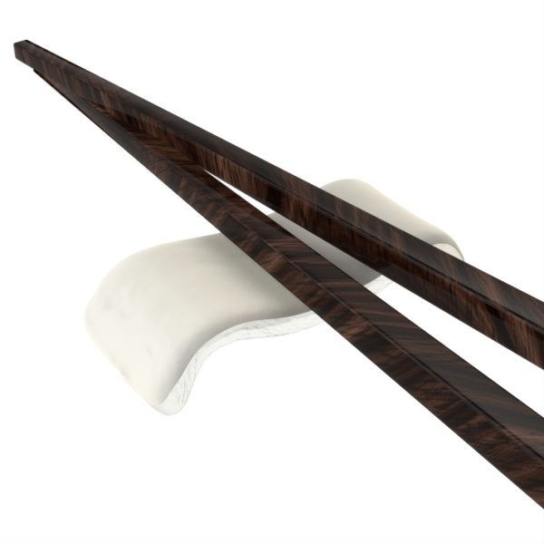 Japanese Chopstick Rest - Dining Table Setting | MyGlassStudio - 3/4 View