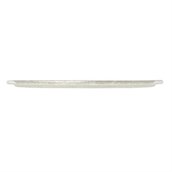 Large Glass Serving Platters - Buffet Serveware | MyGlassStudio - Side View