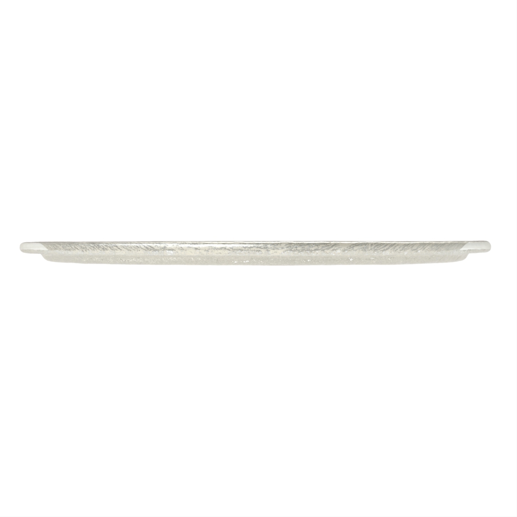 Large Glass Serving Platters - Buffet Serveware | MyGlassStudio - Side View