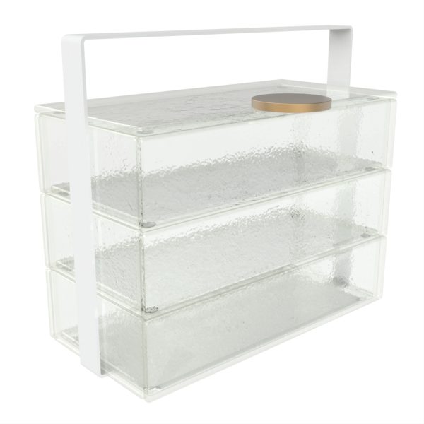 Luxury Picnic Set - Specialty Serveware | MyGlassStudio - 3/4 View