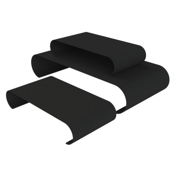 Metal Buffet Risers - Buffet Risers Stands | MyGlassStudio - 3/4 View
