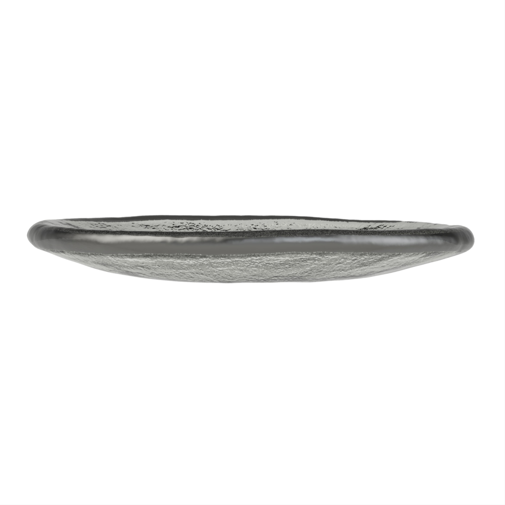 Mini Appetizer Plates - Catering Serveware | MyGlassStudio - Side View