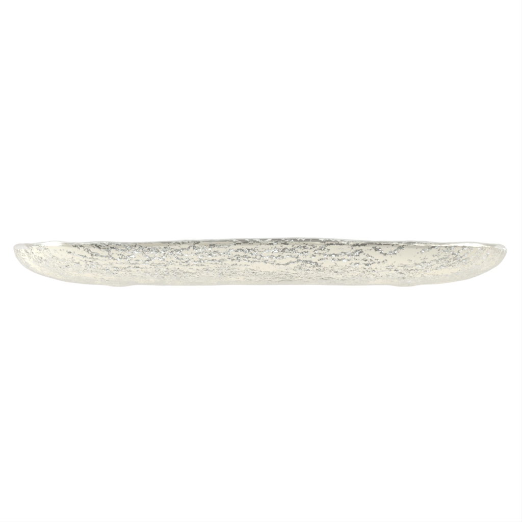 Oval Appetizer Plates - Side Plates | MyGlassStudio - Side View