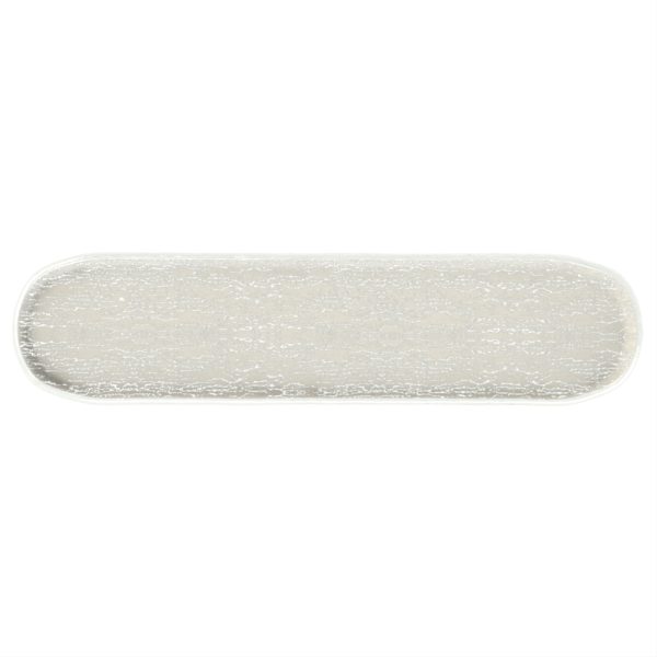Oval Serving Platter - Buffet Serveware | MyGlassStudio - 3/4 View