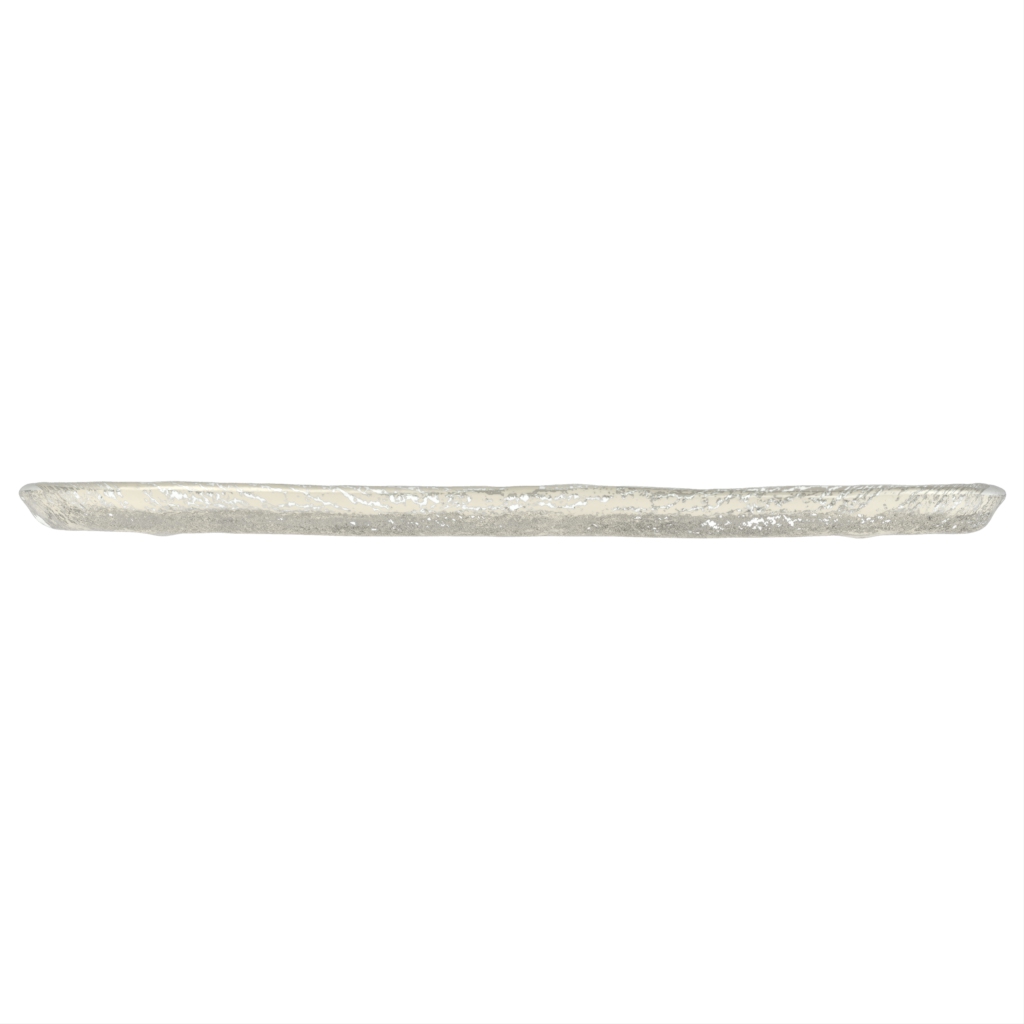 Oval Serving Platter - Buffet Serveware | MyGlassStudio - Side View