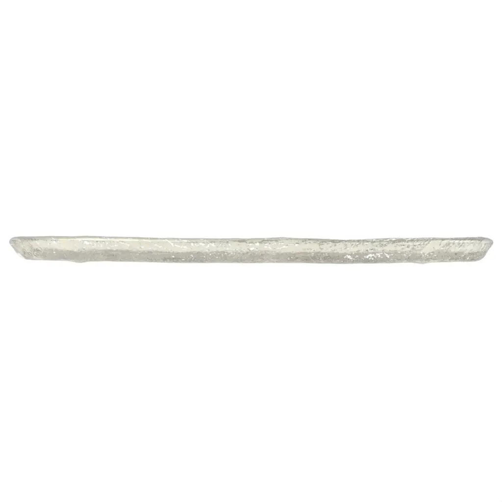 Oval Serving Platter - Buffet Serveware | MyGlassStudio - Side View