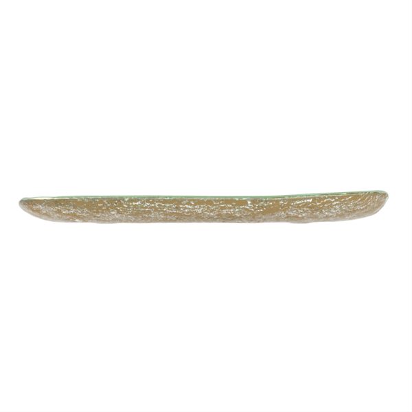 Oval Side Plates - Oblong Plates & Bowls | MyGlassStudio - Side View