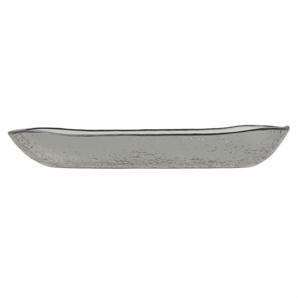 Oversized Glass Bowl - Buffet Serveware | MyGlassStudio - Side View