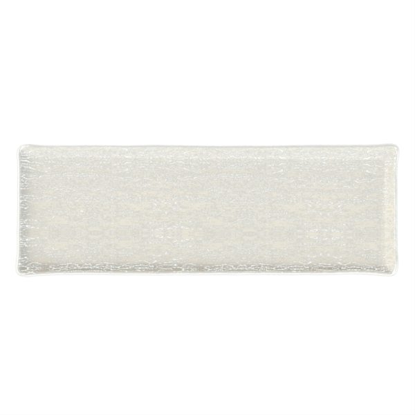 Rectangular Platter - Buffet Serveware | MyGlassStudio - 3/4 View