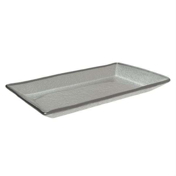 Rectangular Serving Platter - Buffet Serveware | MyGlassStudio - 3/4 View