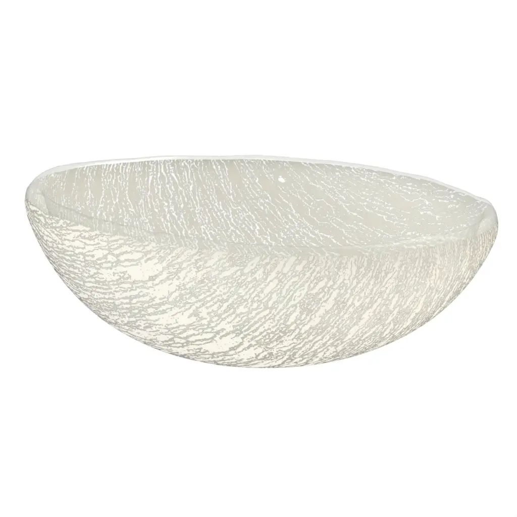 Salad Serving Bowl - Buffet Serveware | MyGlassStudio - Side View