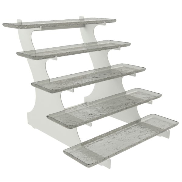 Tiered Food Stand - Tiered Serving Stands | MyGlassStudio - 3/4 View