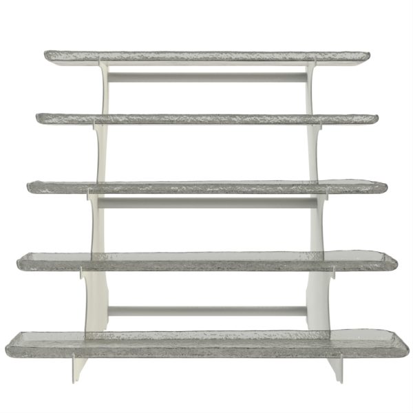 Tiered Food Stand - Tiered Serving Stands | MyGlassStudio - Side View