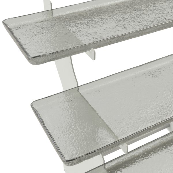 Tiered Food Stand - Tiered Serving Stands | MyGlassStudio - Detail View