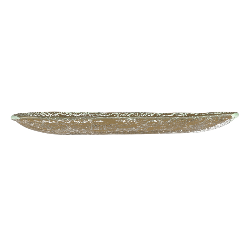 Unique Appetizer Plates - Side Plates | MyGlassStudio - Side View