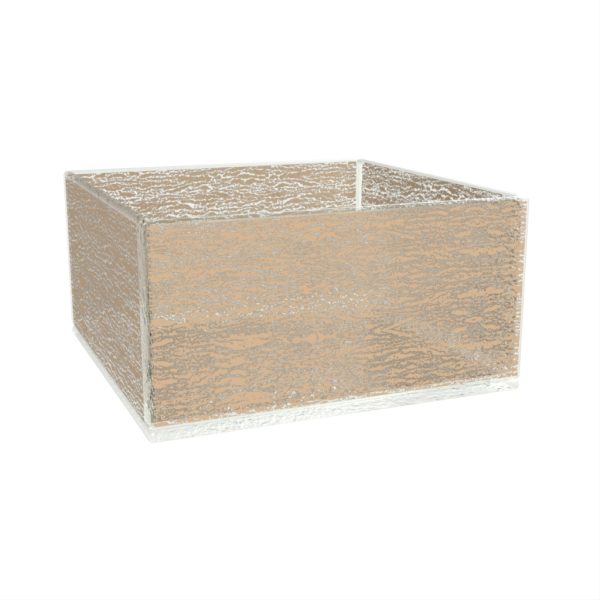 Square Bowls - Buffet Serveware | MyGlassStudio - 3/4 View