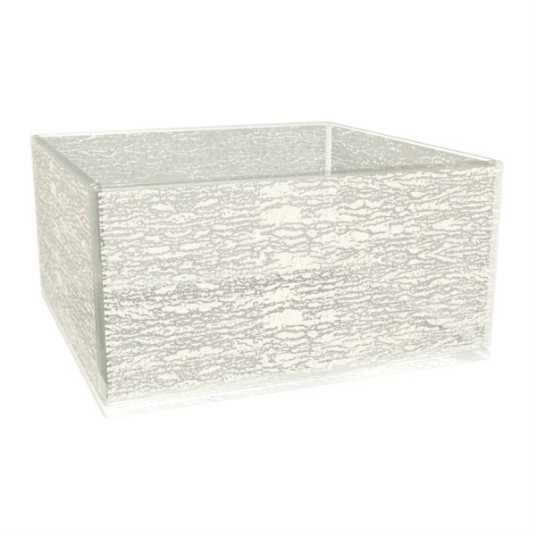 Square Bowls - Buffet Serveware | MyGlassStudio - 3/4 View