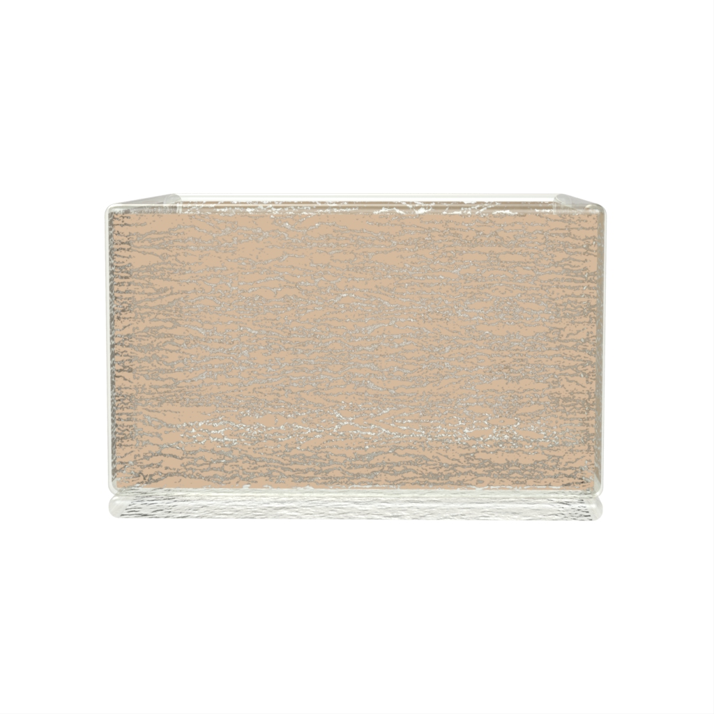 Square Glass Bowl - Buffet Serveware | MyGlassStudio - Side View
