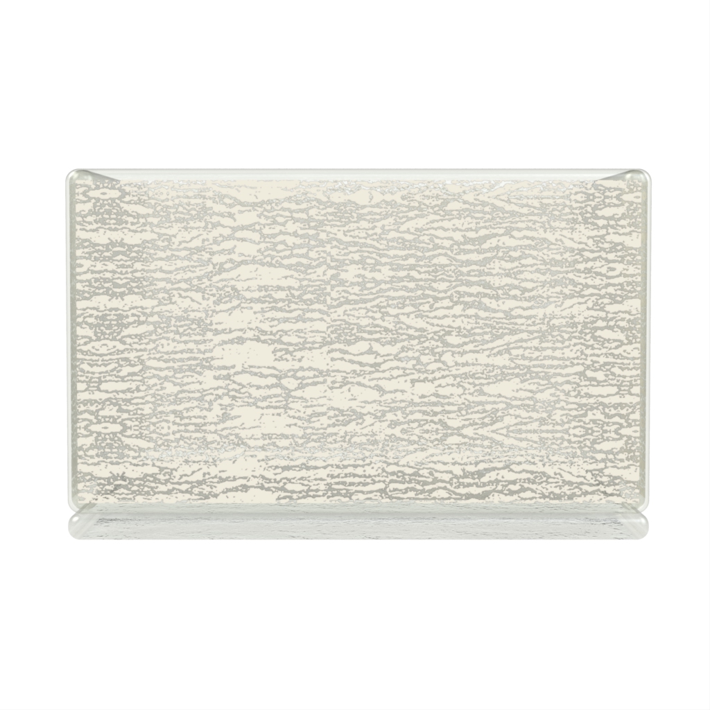 Square Glass Bowl - Buffet Serveware | MyGlassStudio - Side View